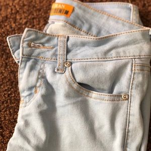 Classic light blue jeans